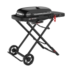 Портативный газовый гриль Weber Traveler Stealth Edition, черный (вид b)