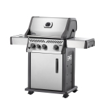 Газовый гриль Napoleon Rogue 425 XT (стальной, с ИК горелкой 2/3) (вид c)