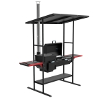 Комплект печь-мангал Grillver, Искандер-360 Инклайн Эйр с решеткой из нержавеющей стали (вид c)