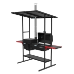 Комплект печь-мангал Grillver, Искандер-400 Инклайн Эйр с решеткой из нержавеющей стали (вид b)