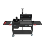 Комплект печь-мангал Grillver, Искандер-360 Комфорт Эйр с чугунной решеткой (вид b)